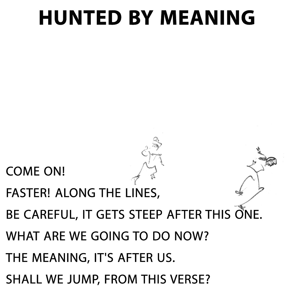 Englisches Gedicht - Hunted by Meaning