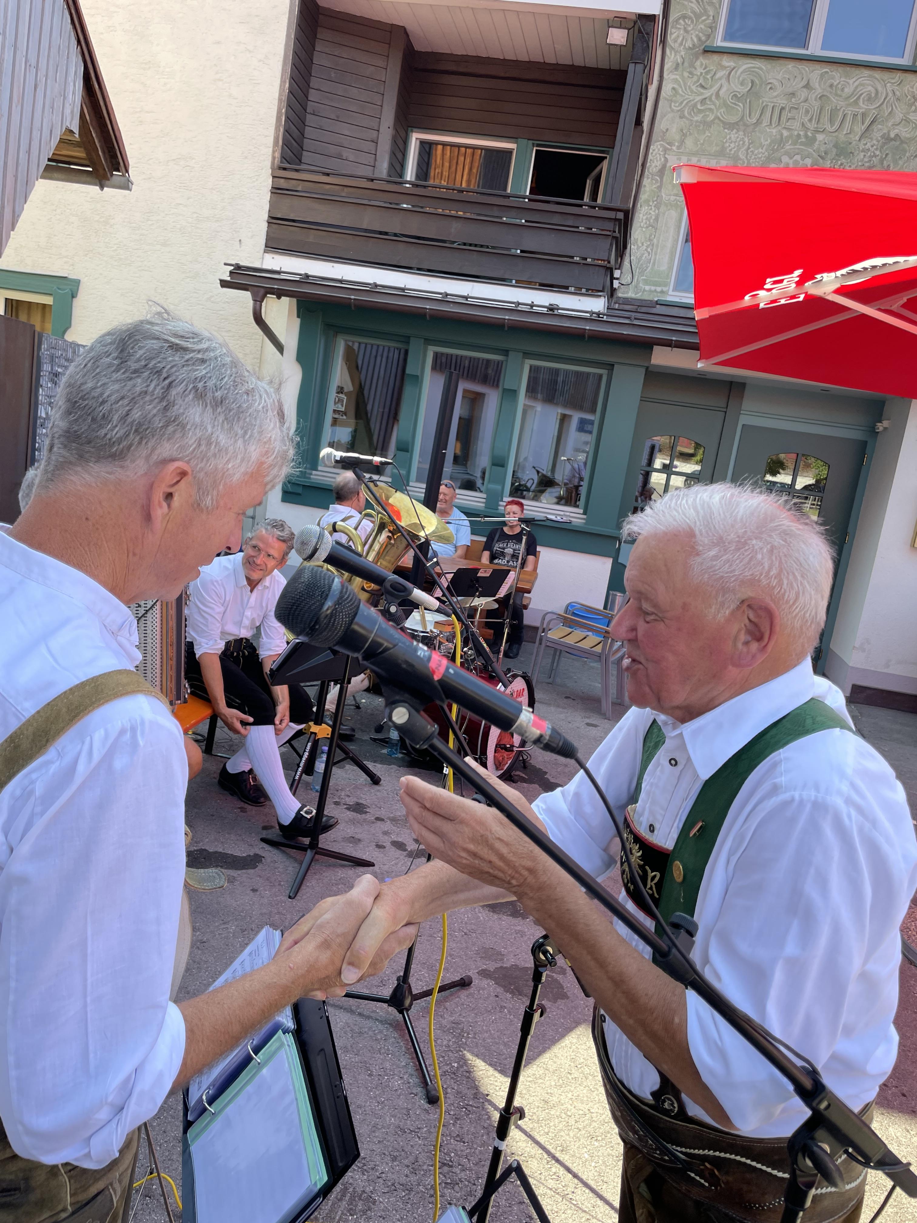 Besuch von unserem Freund Gustl Retschitzegger