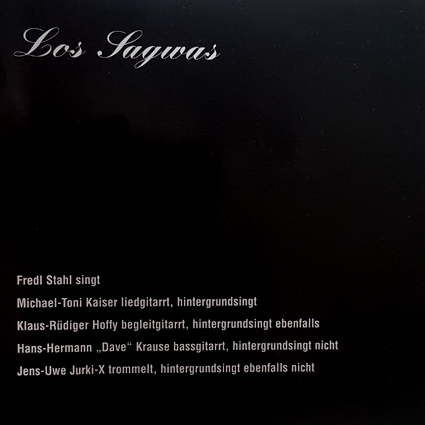 STAHL Album Los Sagwas CD-Inlay