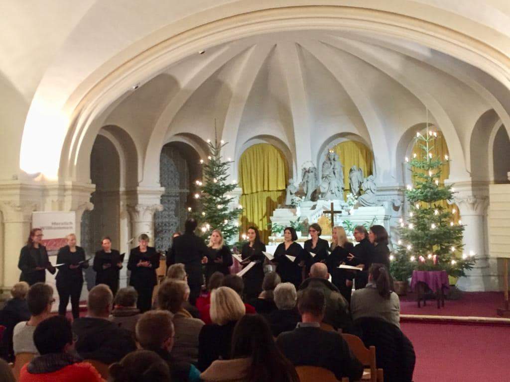 19.12.2019: „Als ob schon Weihnachten wär‘“- Krypta der Canisiuskirche