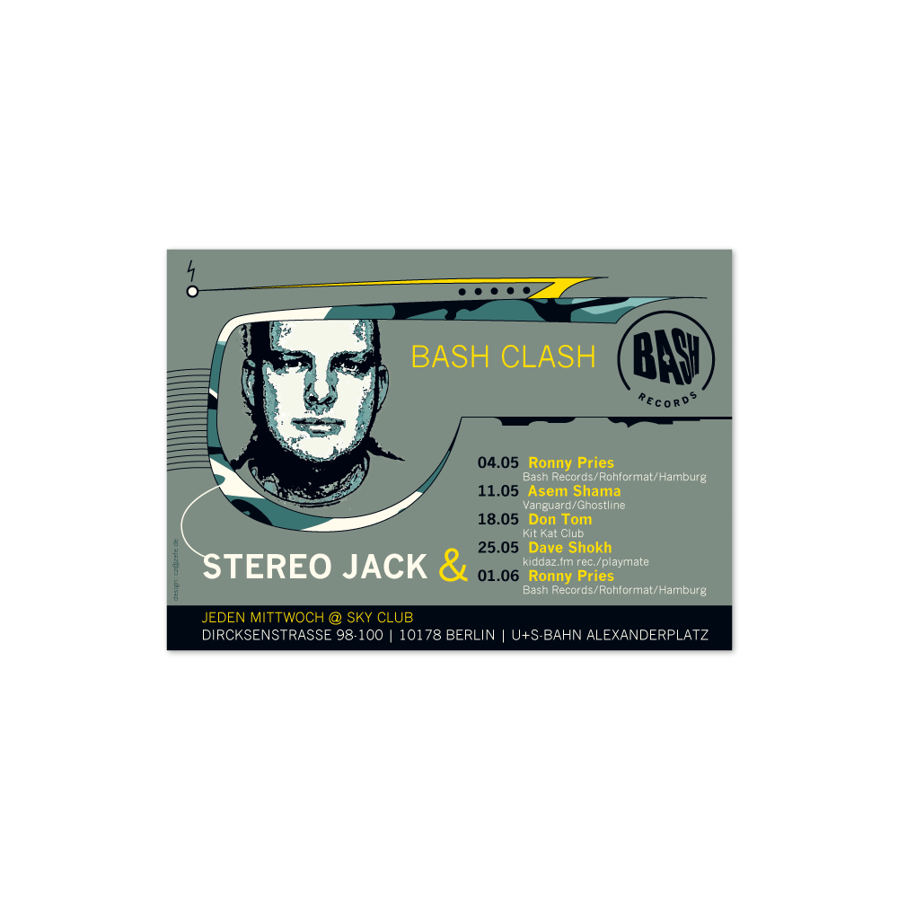 Party-Flyer | Stereo Jeck @ Sky Club · Berlin