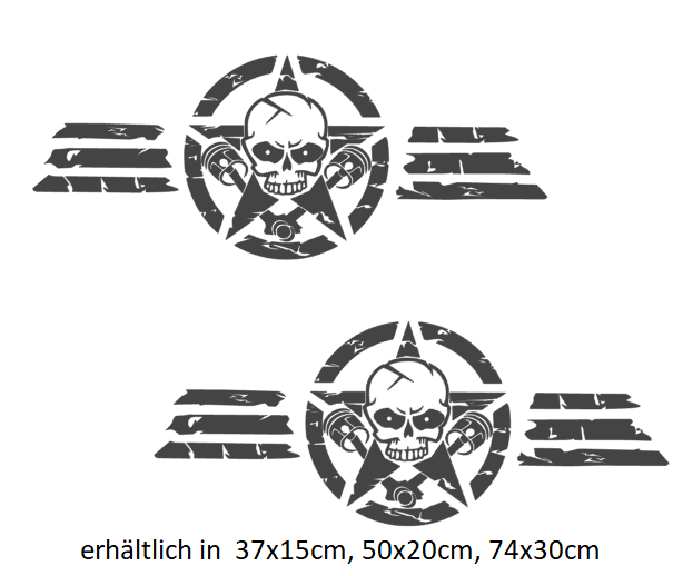 Details about   2 x US Stern Aufkleber Retro Autoaufkleber USA Army Military Sticker  91/23/4 