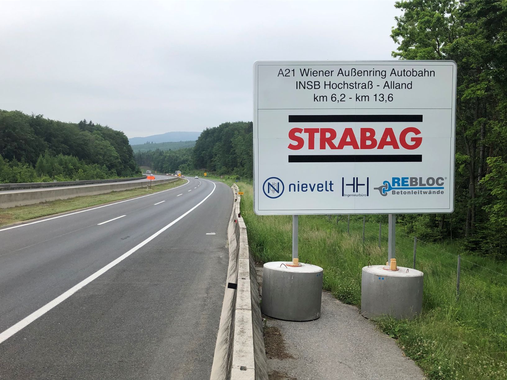 A21 Wiener Außenring Autobahn, Hochstraß - Alland (2020)