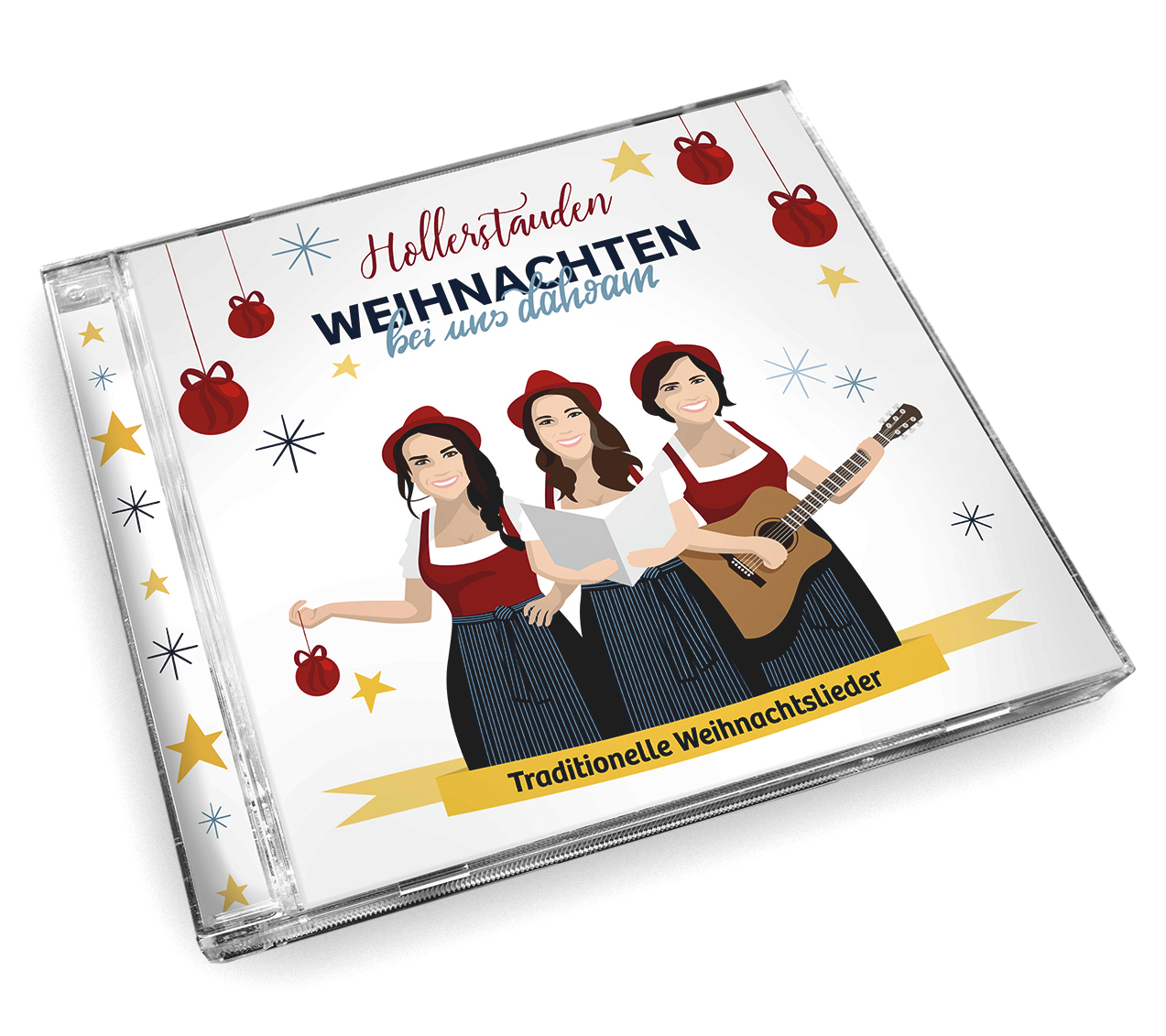 1 CD inkl. Liederbuch - Die Hollerstauden "Weihnachten bei uns dahoam"