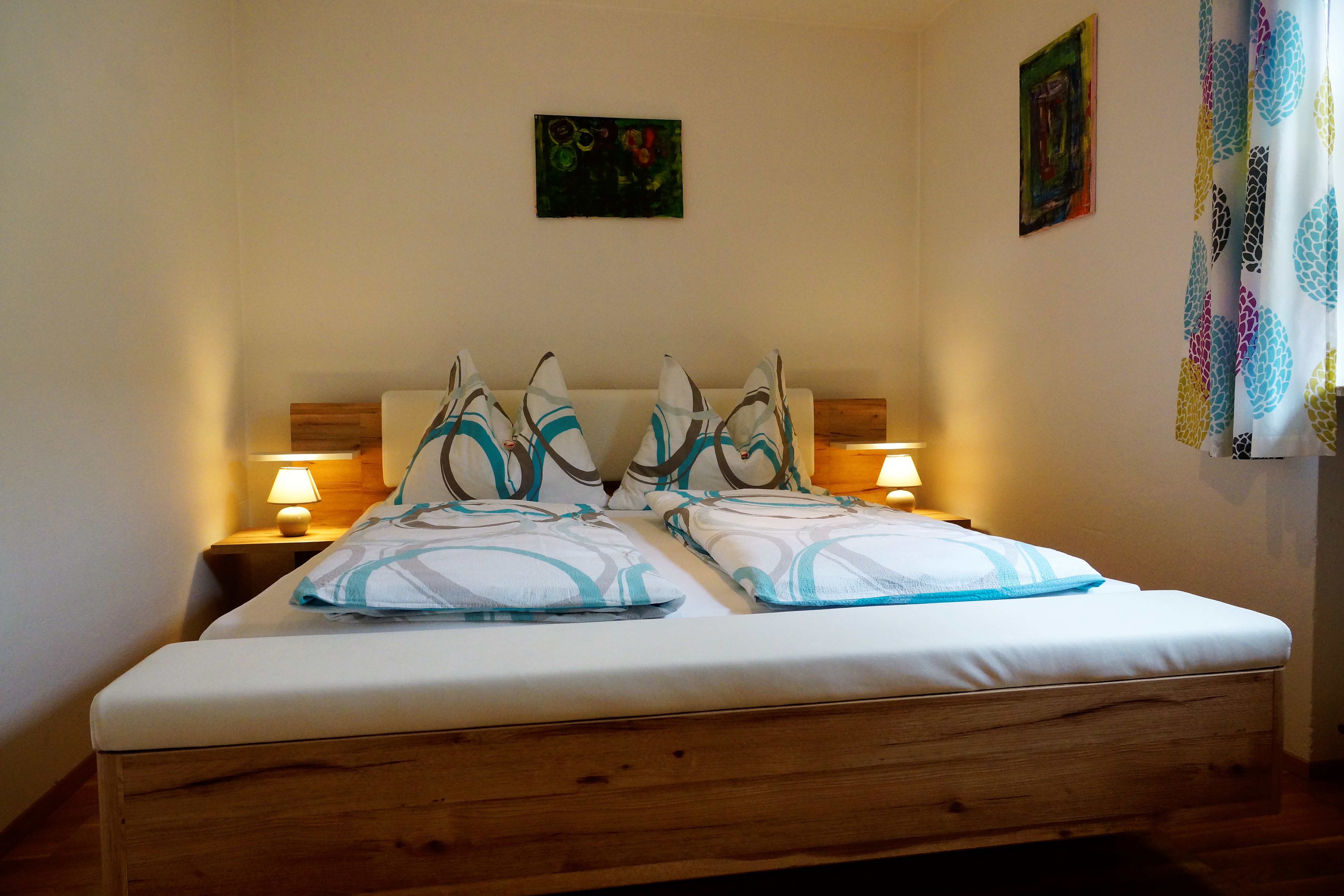Schlafzimmer mit Doppelbett im Haus Lisa-Marie in Radstadt