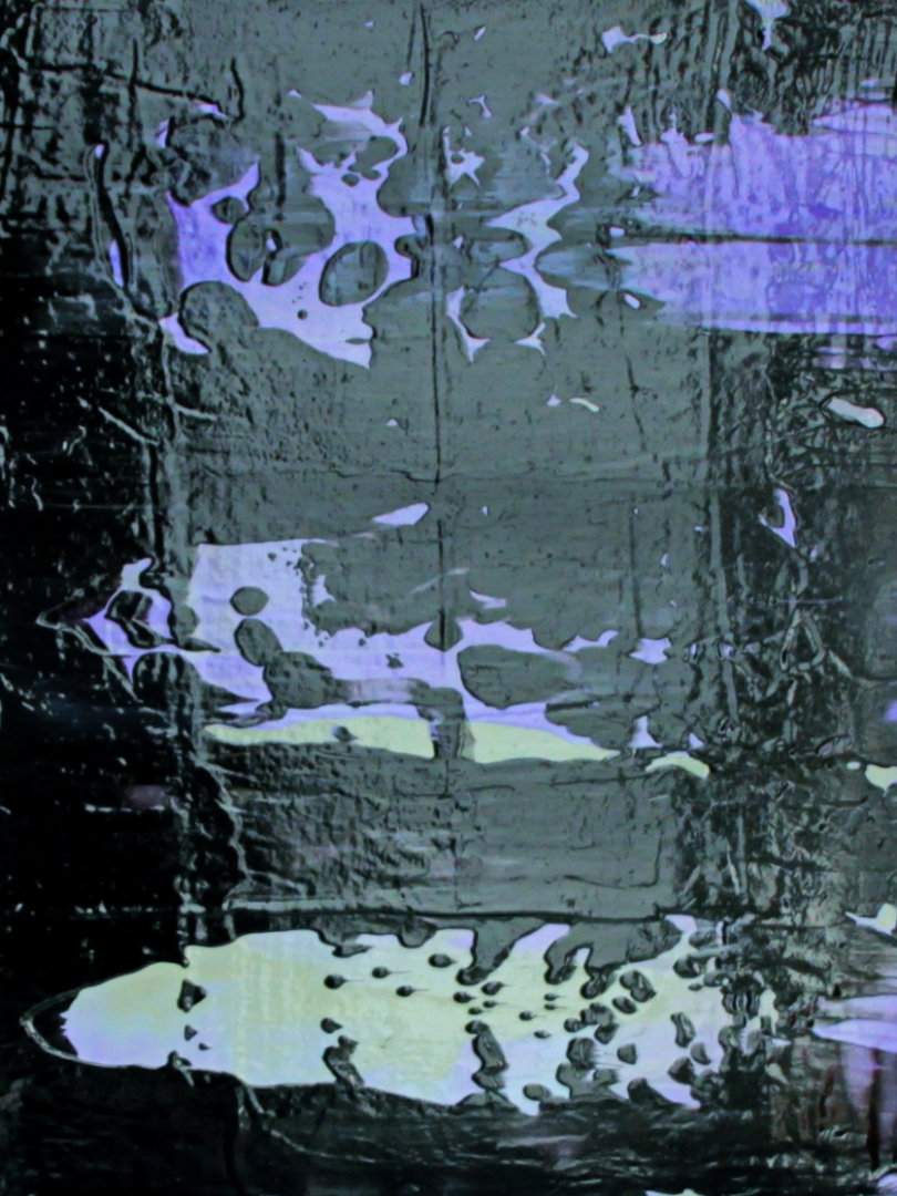24x18 cm, Farbfl. gespachtelt, Acryl auf Leinwand