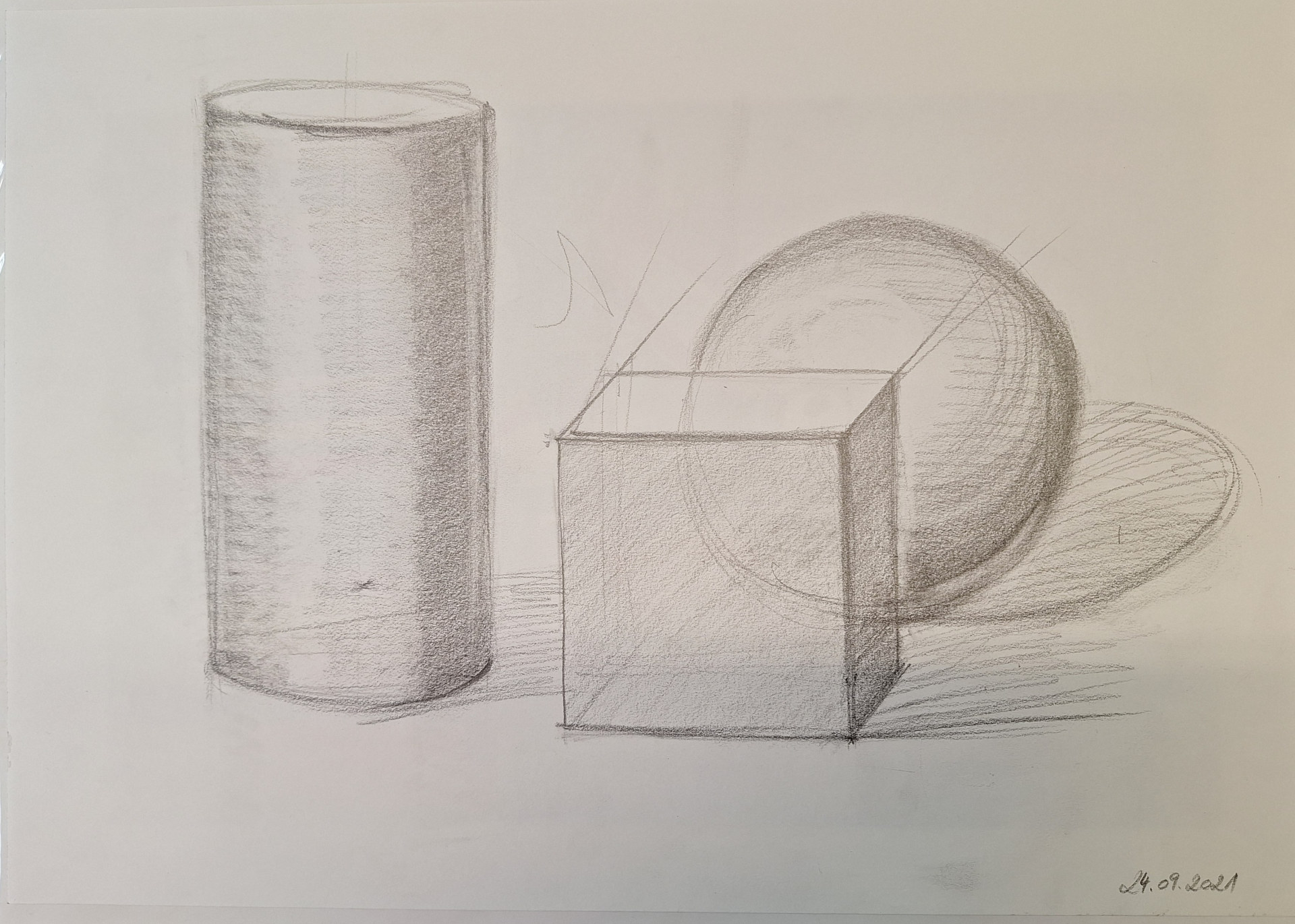 30x42 cm, Bleistift auf Papier