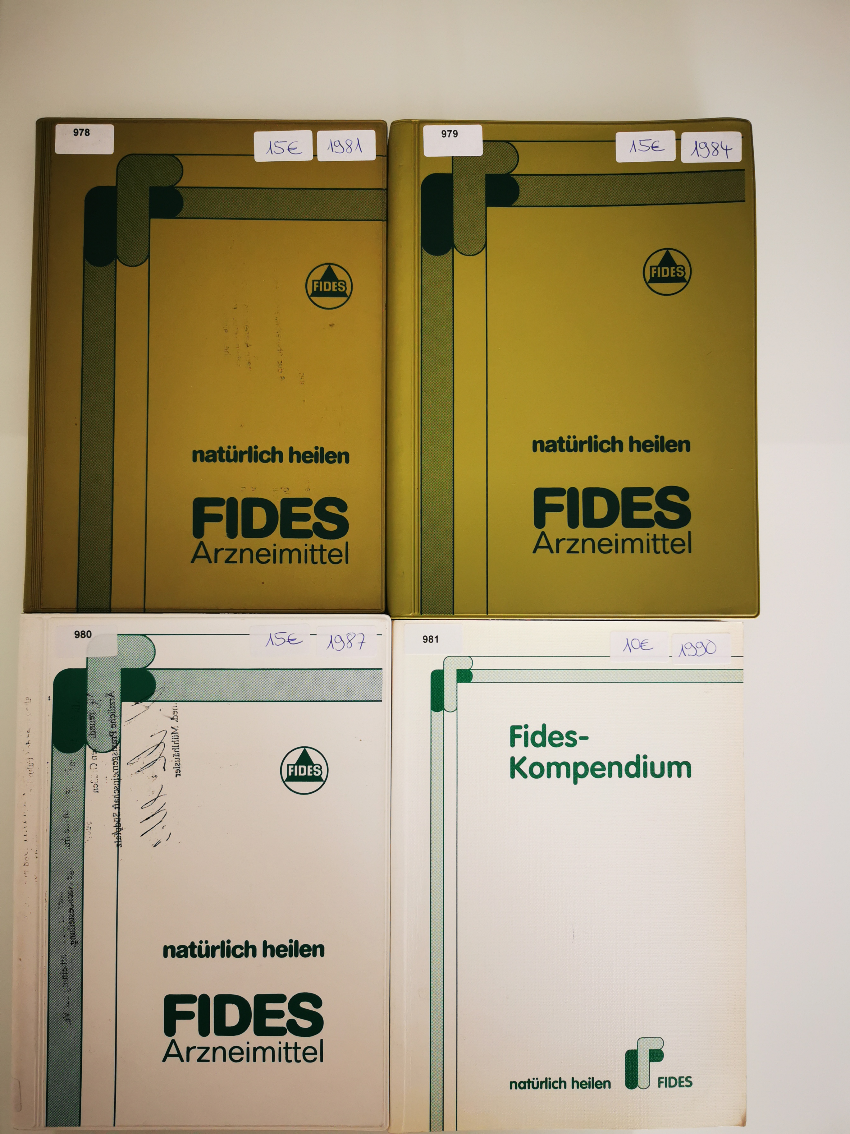 6x Fides Kompendien (1981 - 1994)