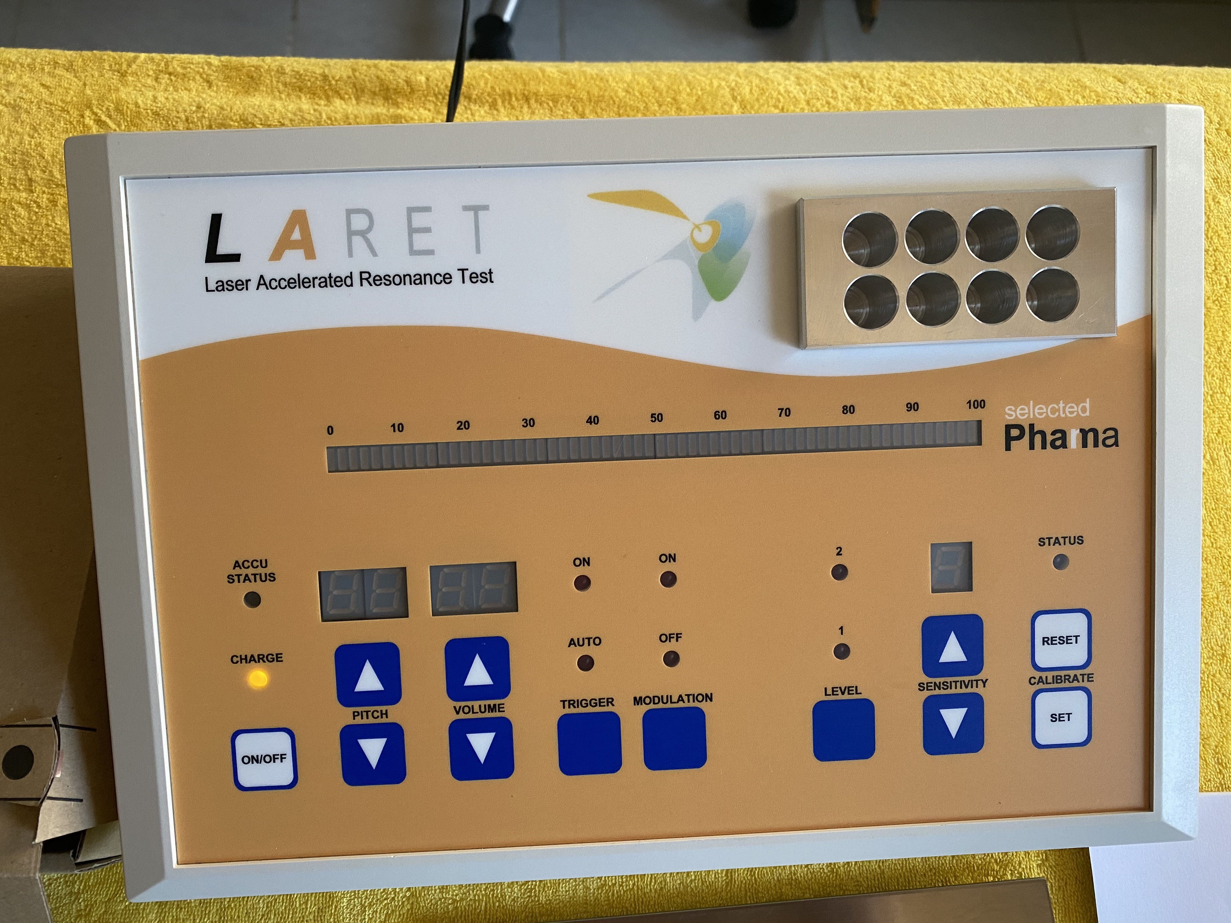 Laret - Laser unterstütztes Resonanz Testgerät Baujahr 2015