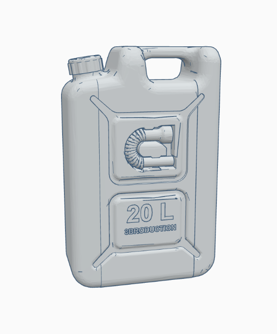 Plastic reserve canister 20L