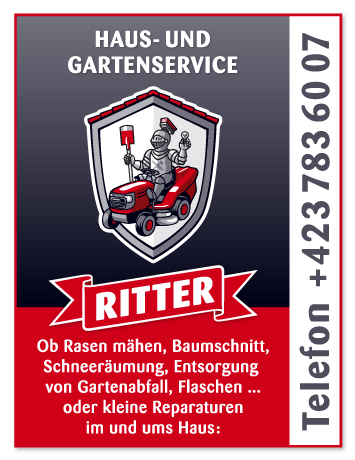Anzeige Ritter Haus- und Gartenservice