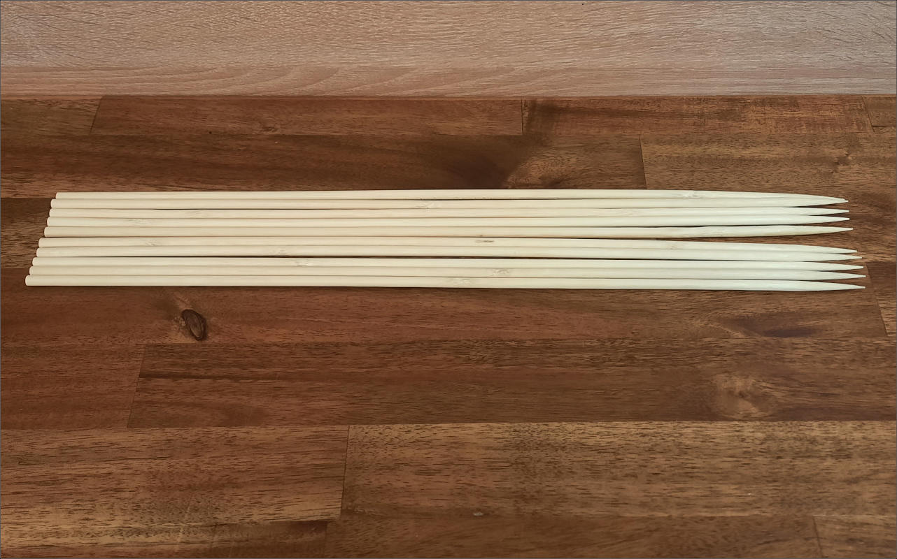 Bambus-Spieße splitterfrei für GrillGilley-Spießsystem, 50 Stk.