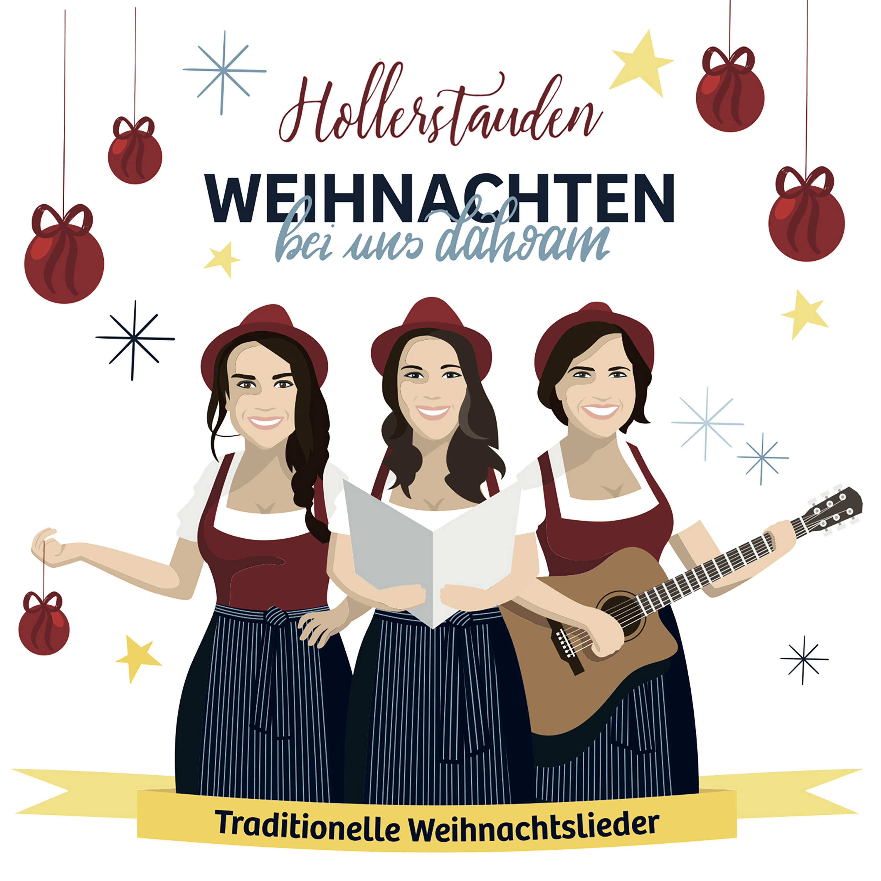 2 CD inkl. Liederbuch - Die Hollerstauden "Weihnachten bei uns dahoam"