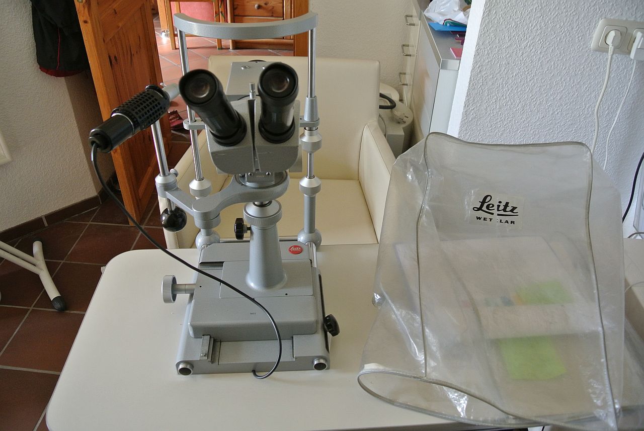 Leitz Irismikroskop ELVAR Großfeld  - Stereomikroskop