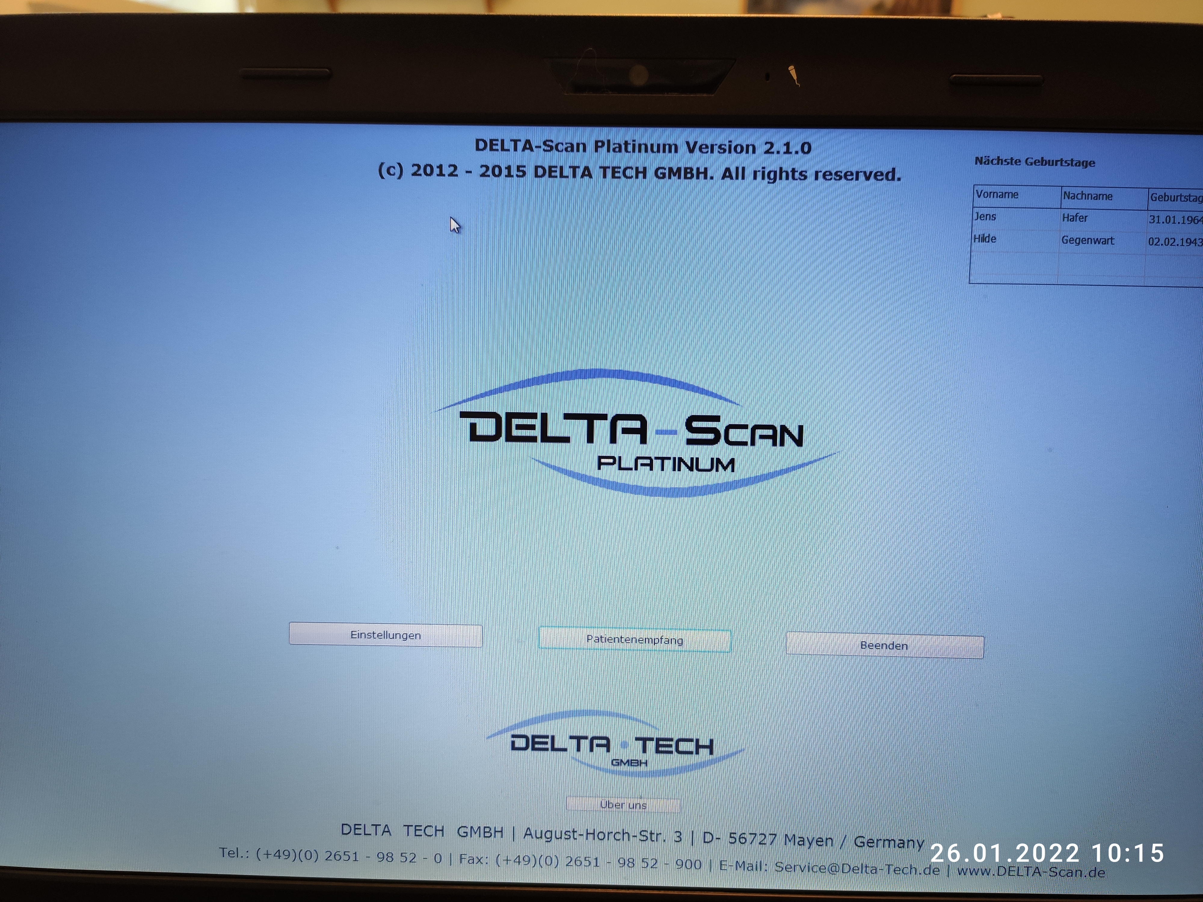 Delta Scan Platinum Baujahr 2011