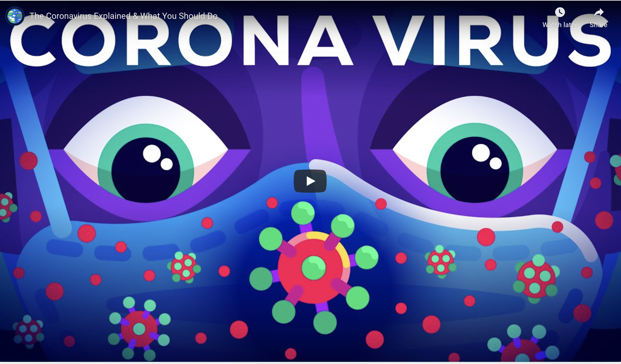A Very Informative Video On Corona Virus and What You Should Do