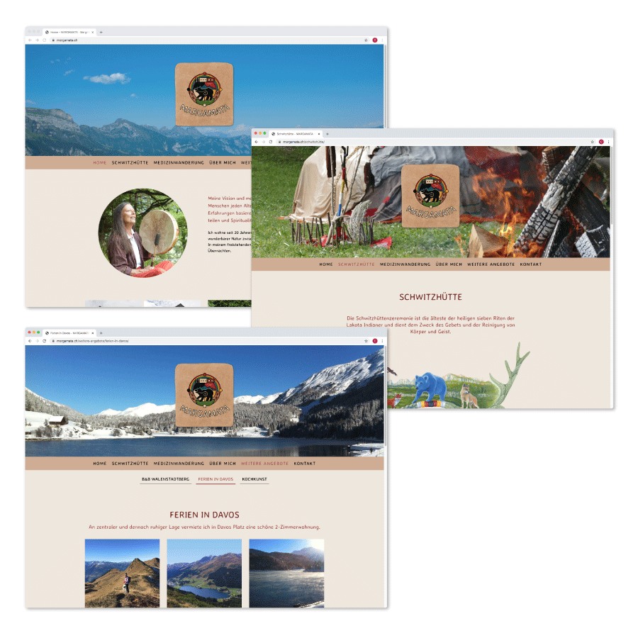 Website-Gestaltung & Umsetzung mit jimdo www.margamata.ch