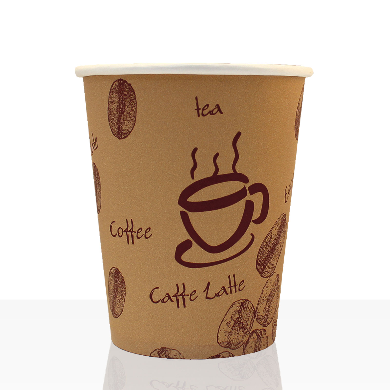 Kaffeebecher Hartpapier,,Coffee to go"200ml 1000stk.Karton