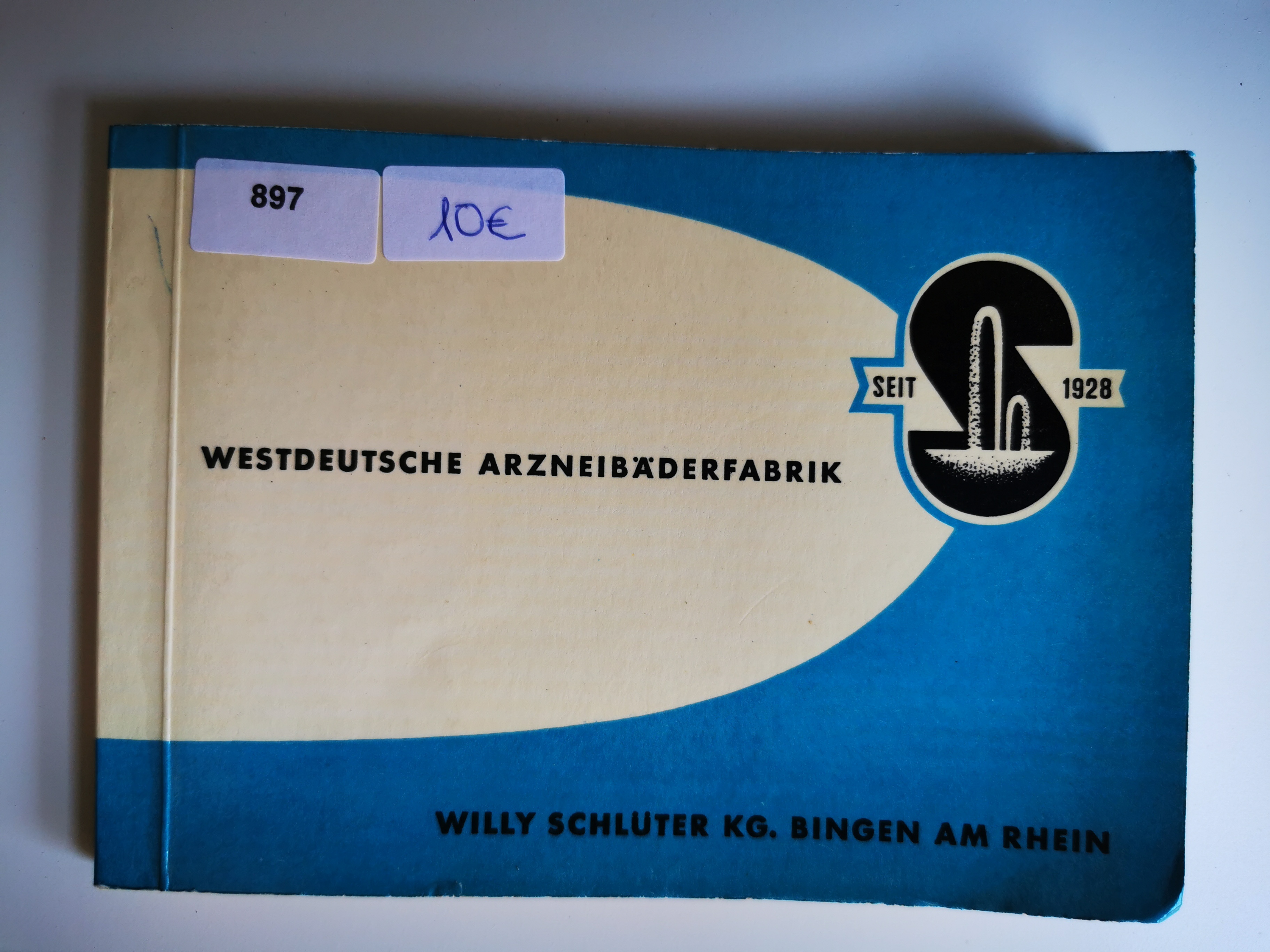 1x Willy Schlüter K.G., Westdeutsche Arzneibäderfabrik Kompendium
