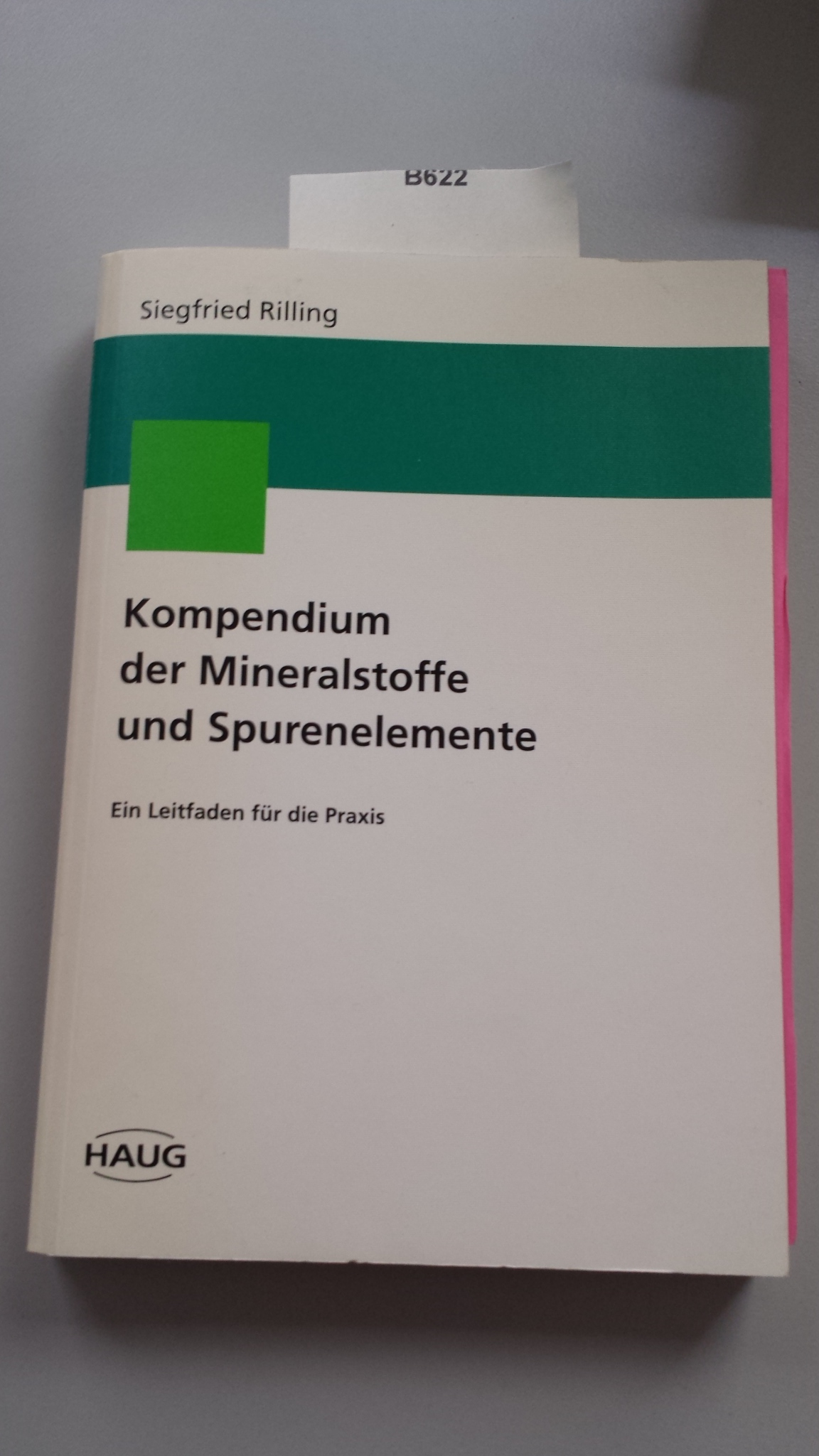 Buch: B622 Kompendium der Mineralstoffe und Spurenelemente