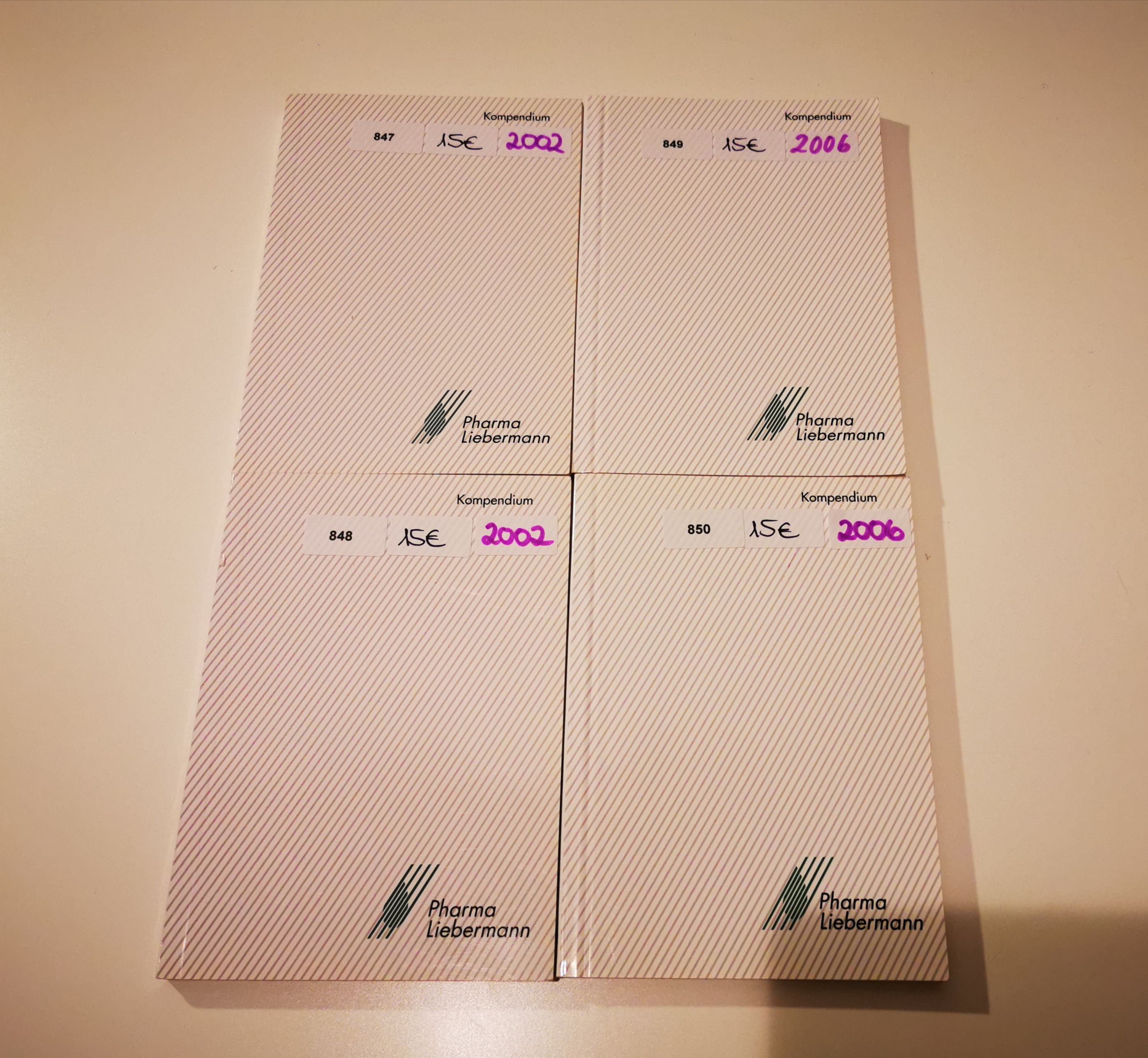 3x Pharma Liebermann Kompendien 2002 und 2006