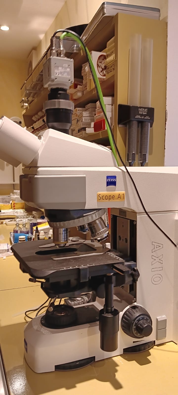 Zeiss Axioscope 105 S Neukauf 2010 mit Kamera