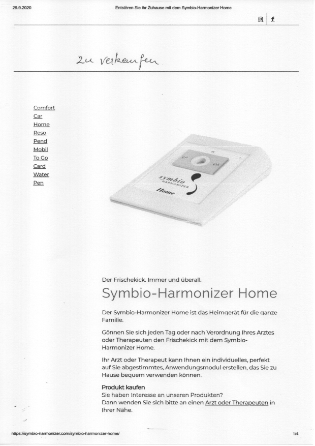 Symbio Harmonizer Home