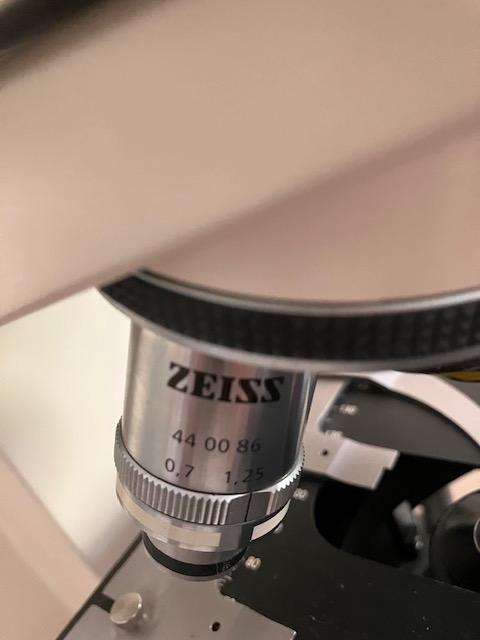 Mikroskop Zeiss Axiolab Baujahr 2000