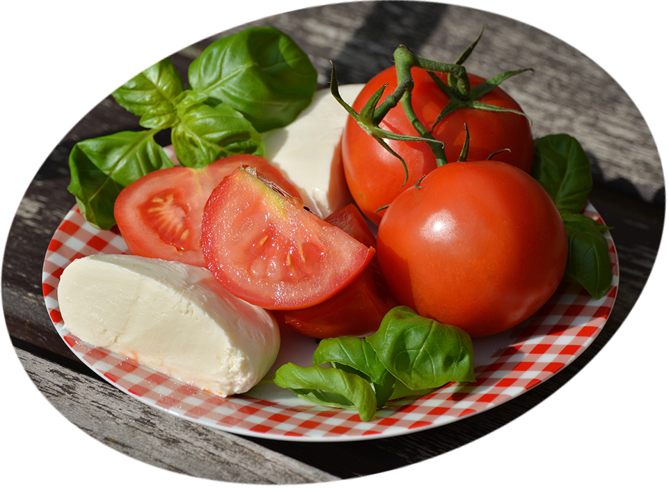 Tomaten-Mozzarella-Leberkas