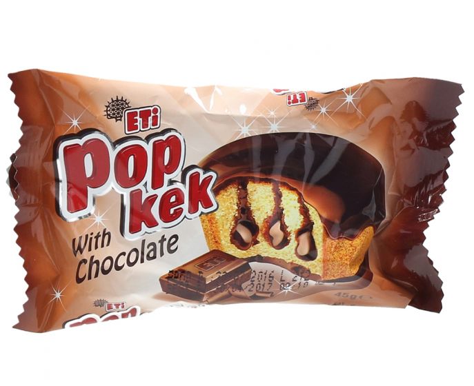 Pop kek With Chocolate 24x45g(stk.0.75fr.)