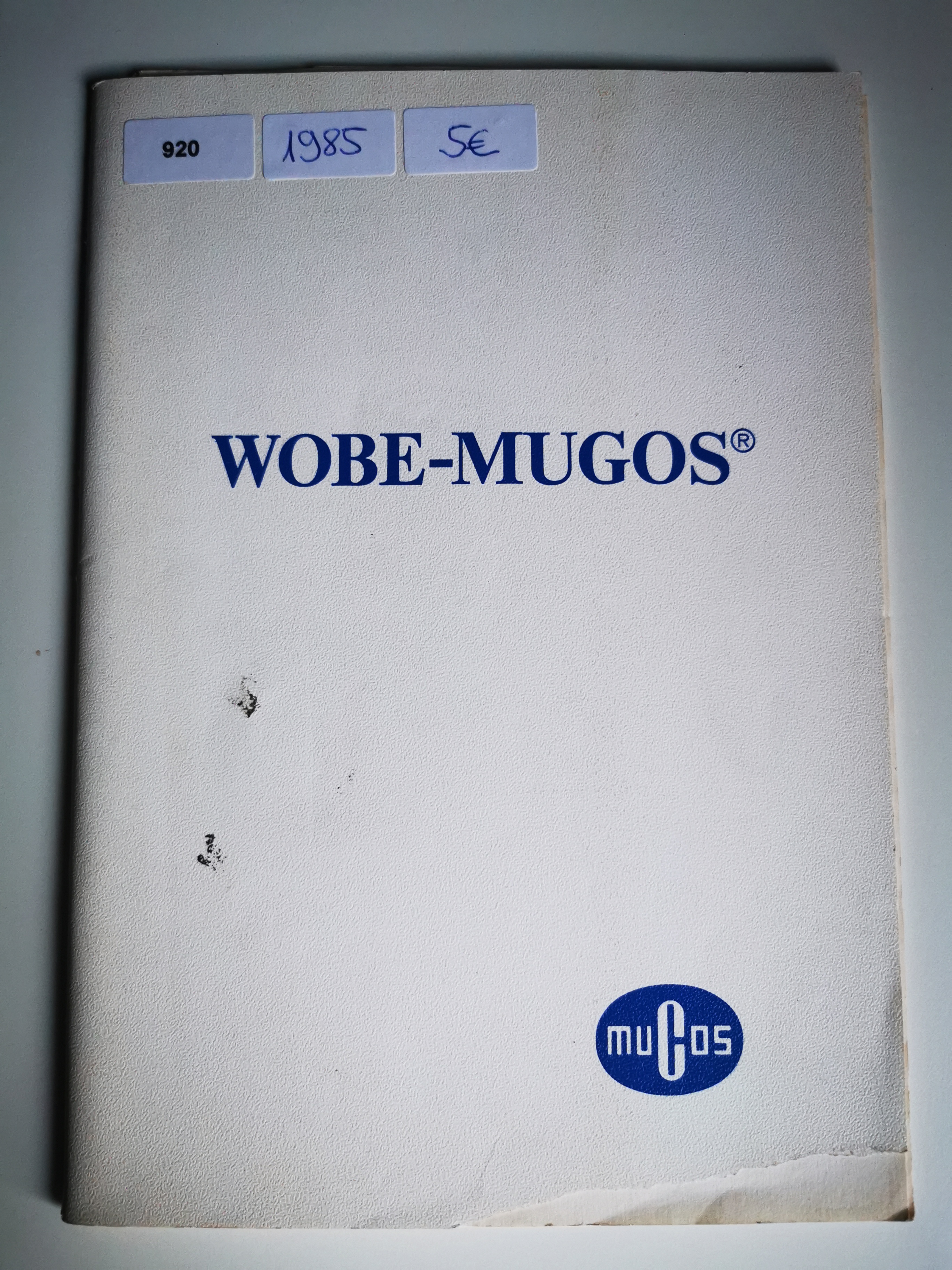 1x WOBE-MUGOS Kompendium (1985)