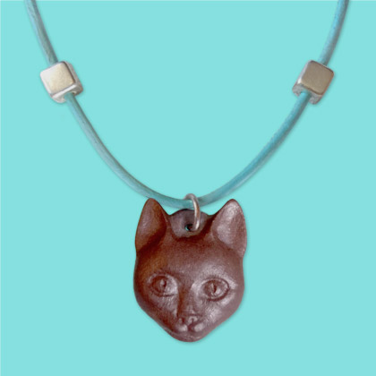 Krafttier-Amulett Katze