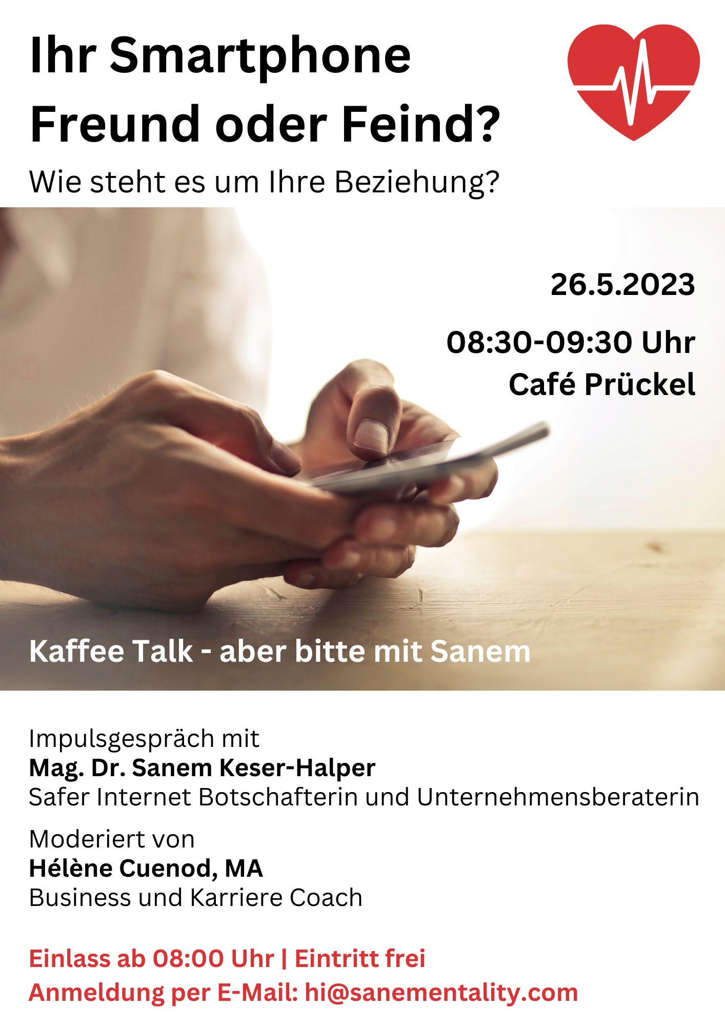 Sanem Keser-Halper Smartphonesucht Café Prückel