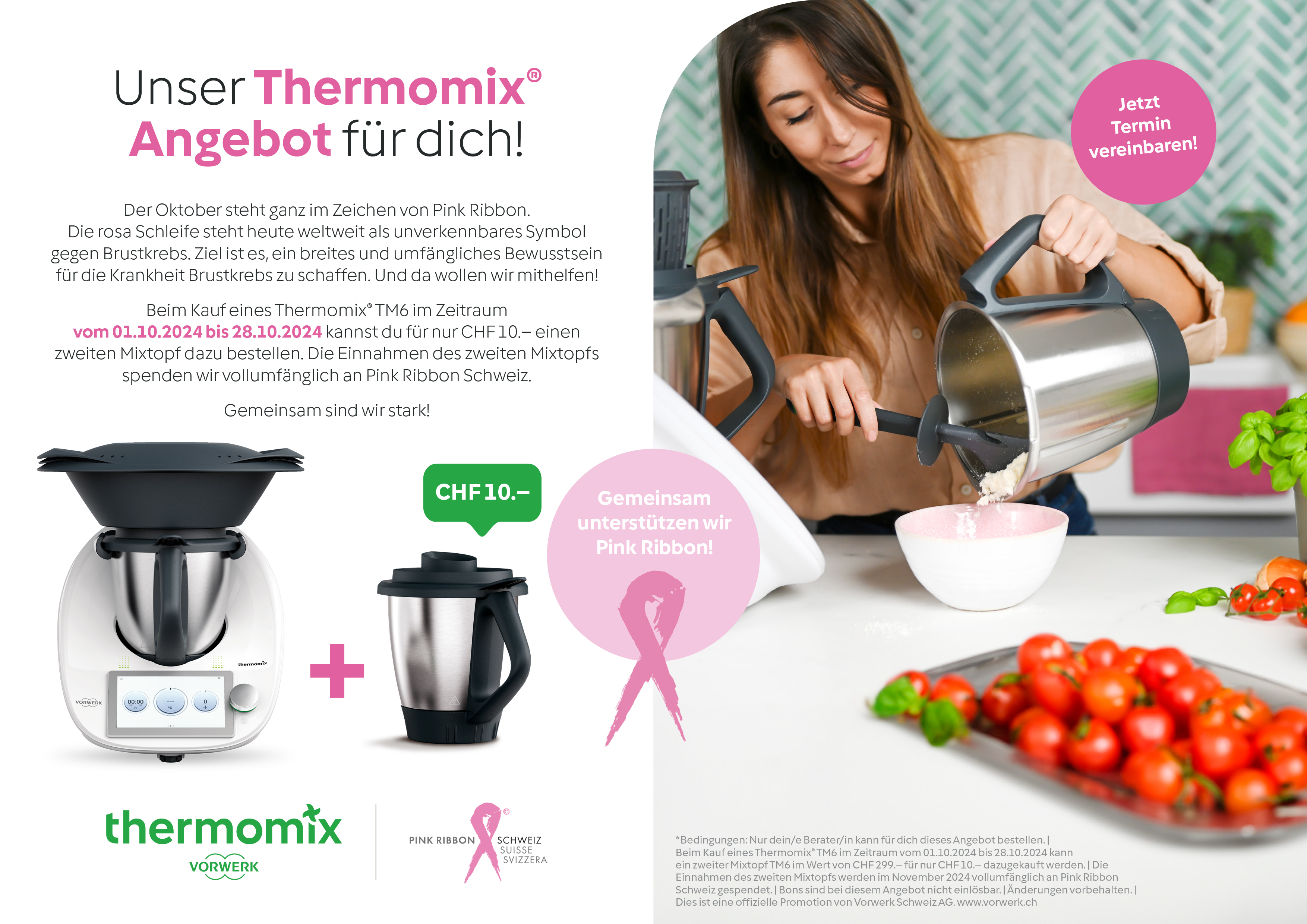 Prävention mit Thermomix® und PINK RIBBON