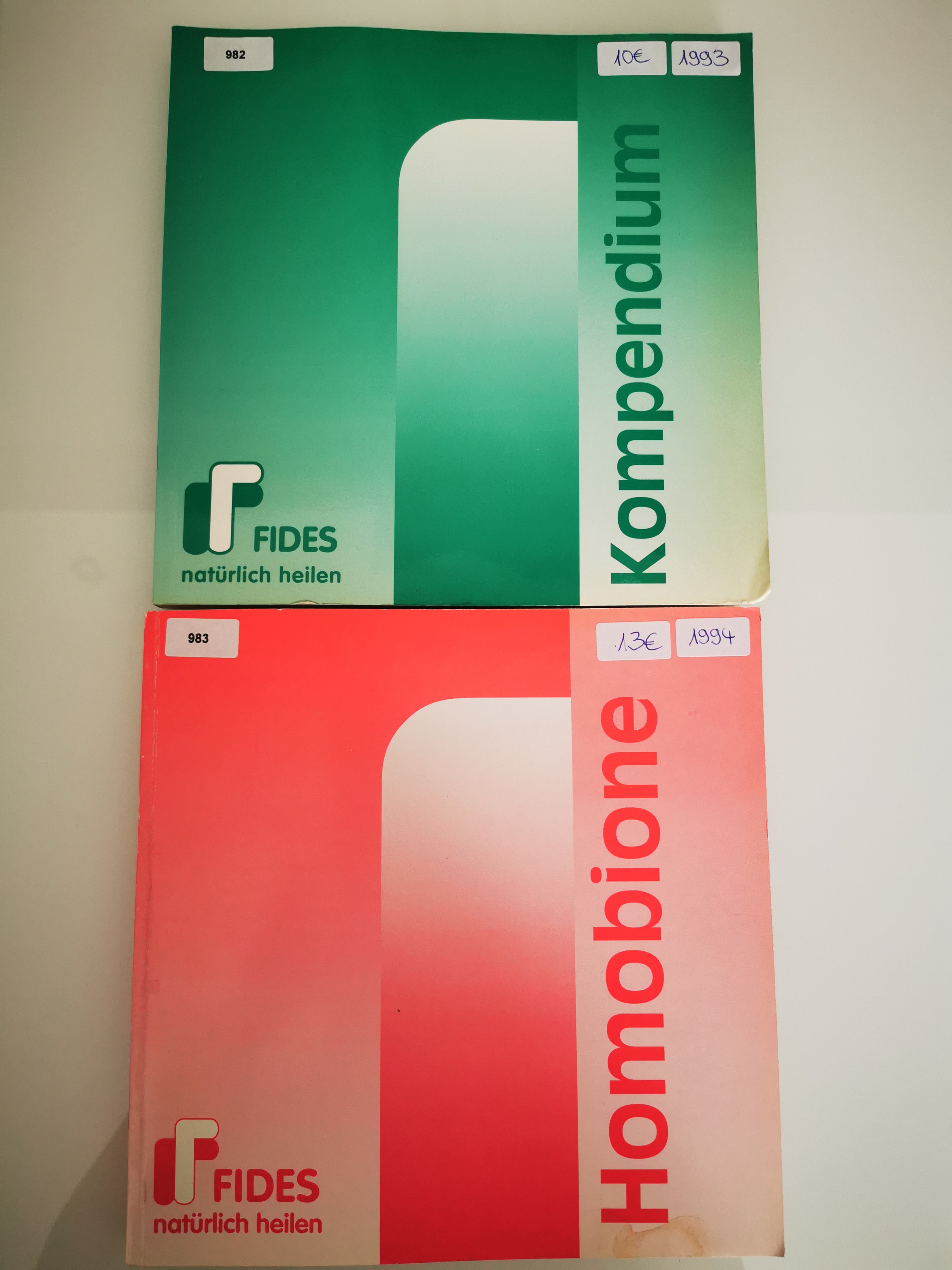 6x Fides Kompendien (1981 - 1994)