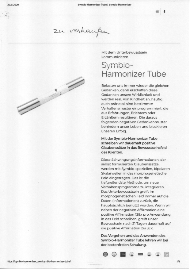 Symbio Harmonizer Tube