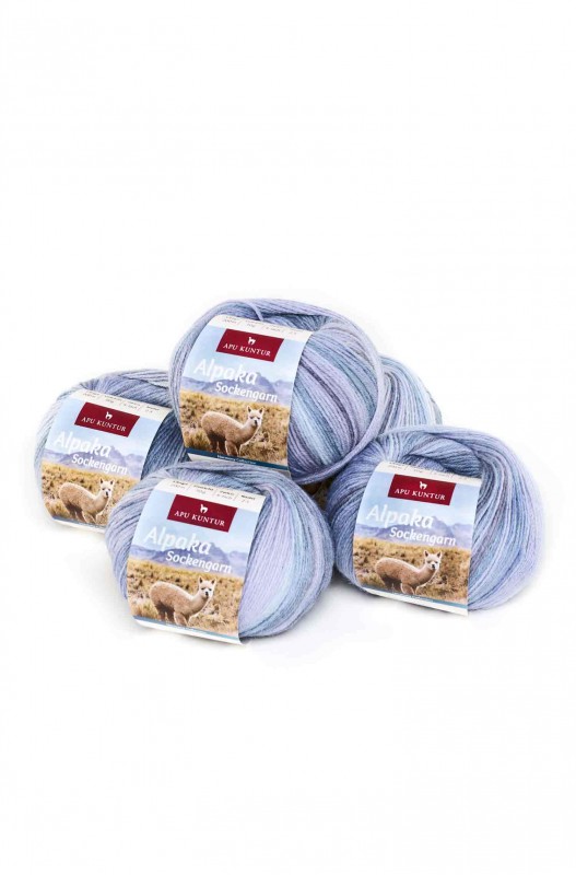 Alpaka Wolle SOCKENGARN, 50g