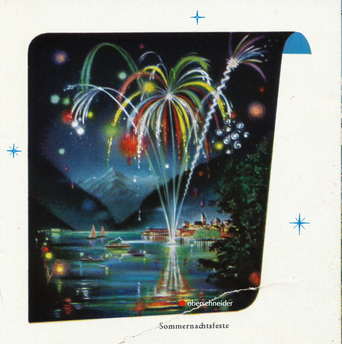 Plakat Zeller Sommernachtsfest von Hans Oberschneider